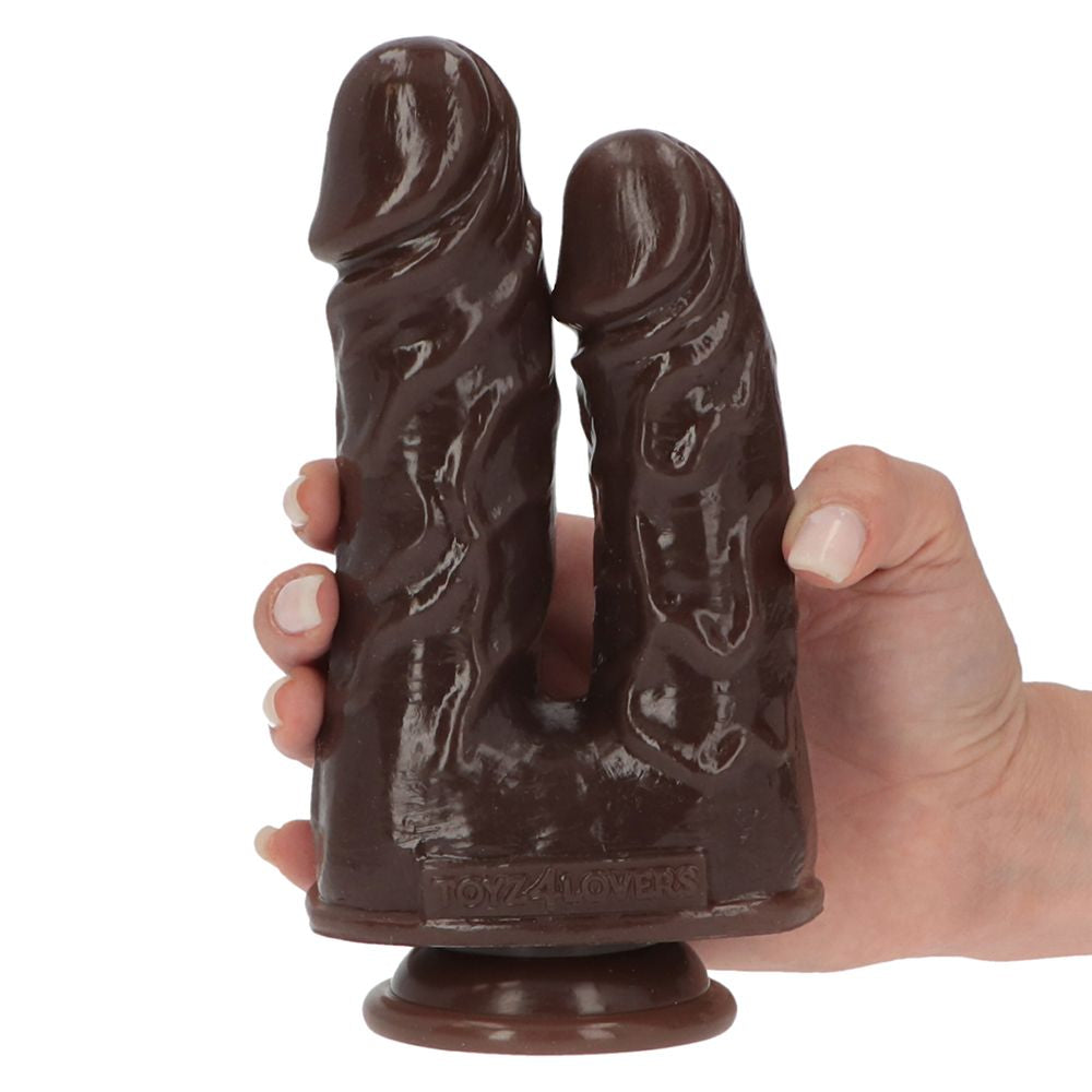 Dildo Doppio Caino e Abele 17,5 cm