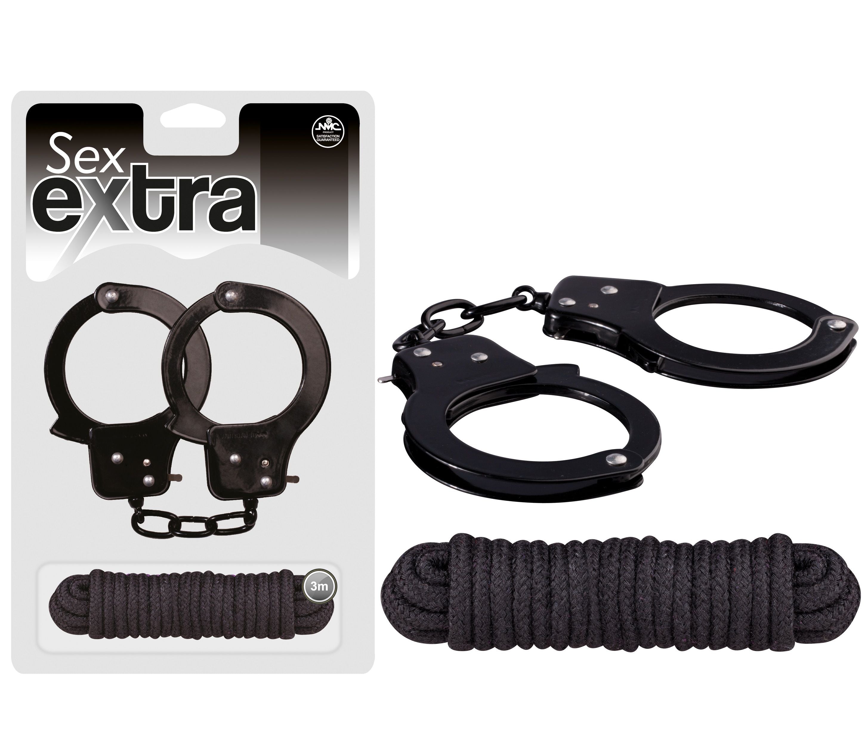 Manette Sexy e Corda Bondage Sex Extra 3 m