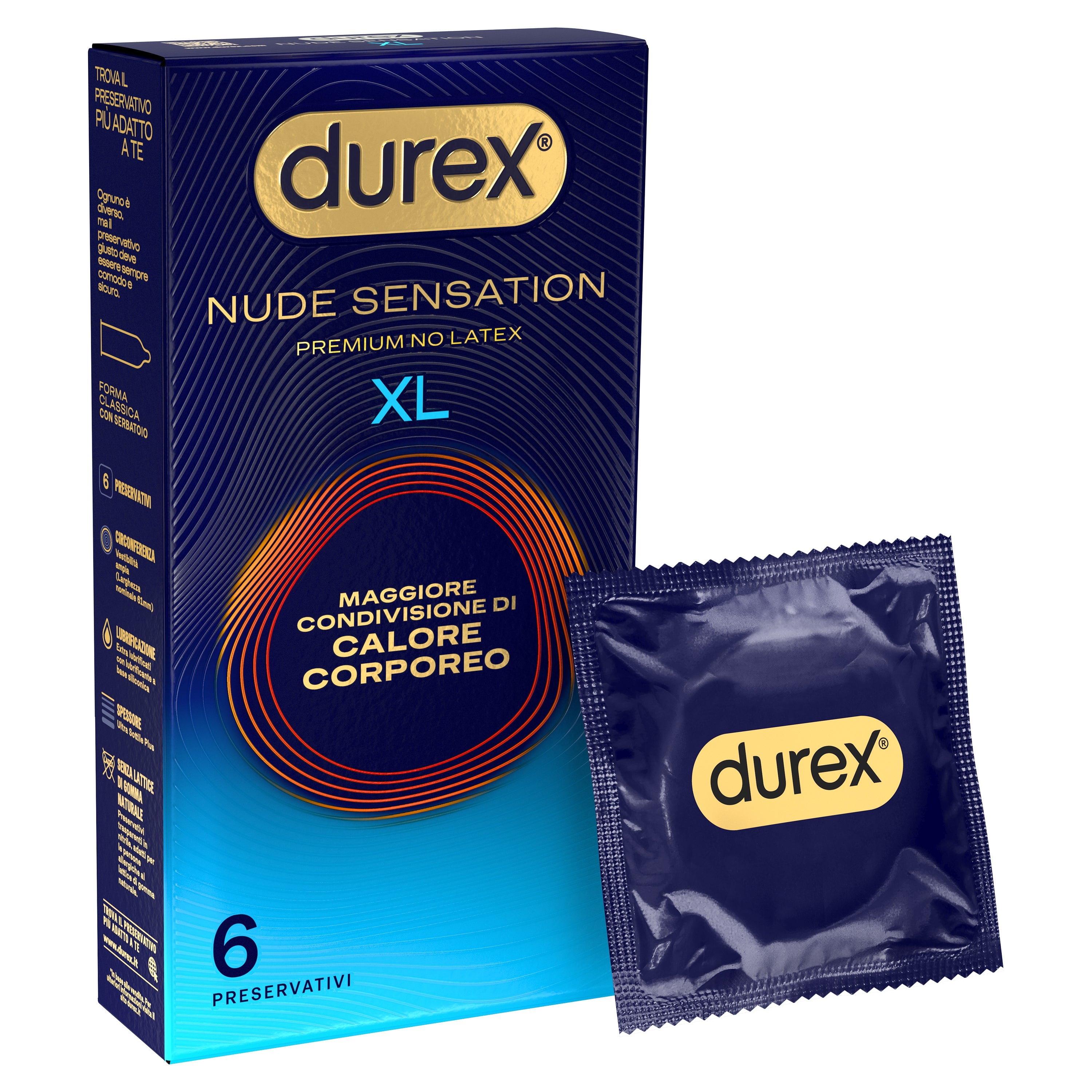 Preservativi Durex Nude Sensation XL