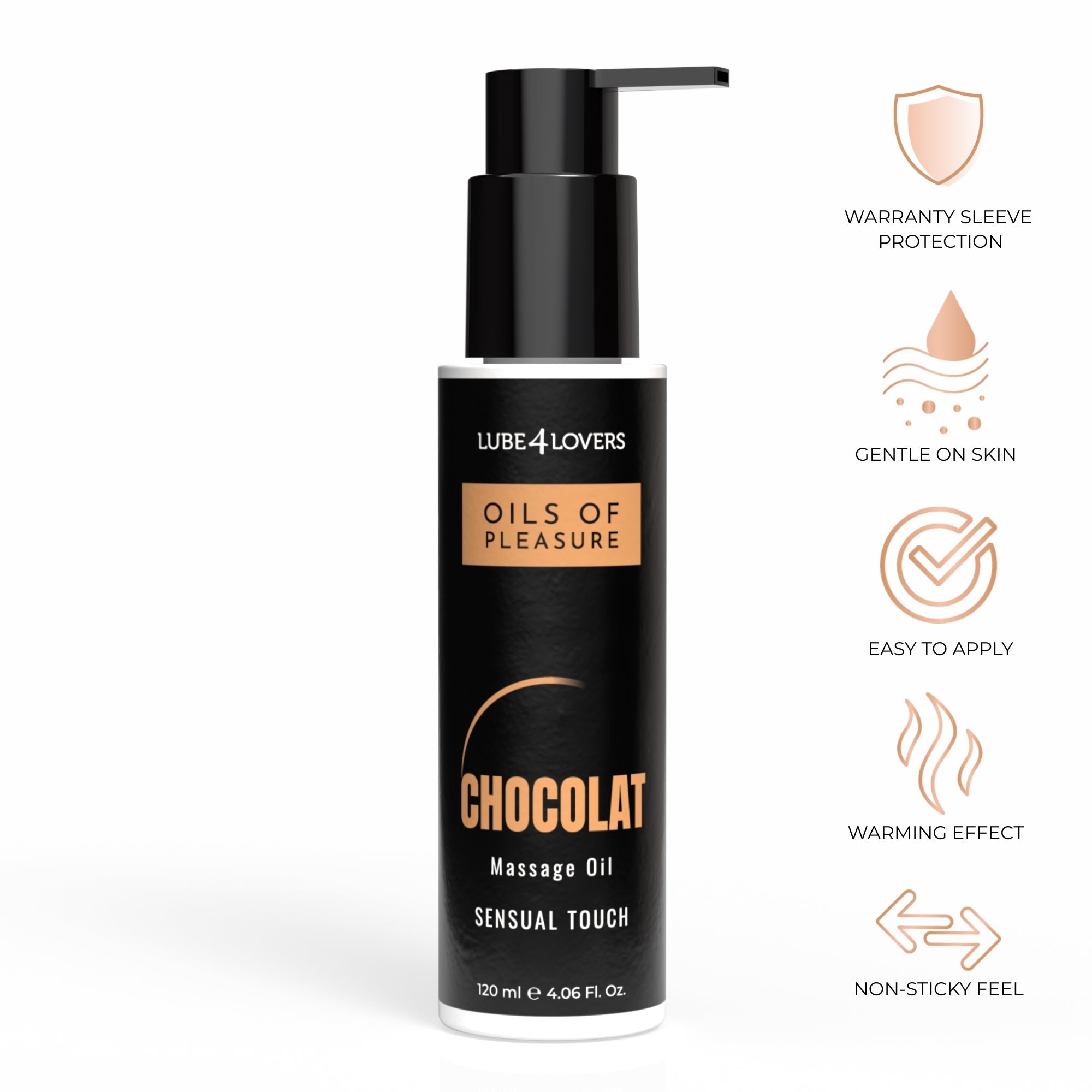 Olio da Massaggio Pleasure Cioccolato 120 ml