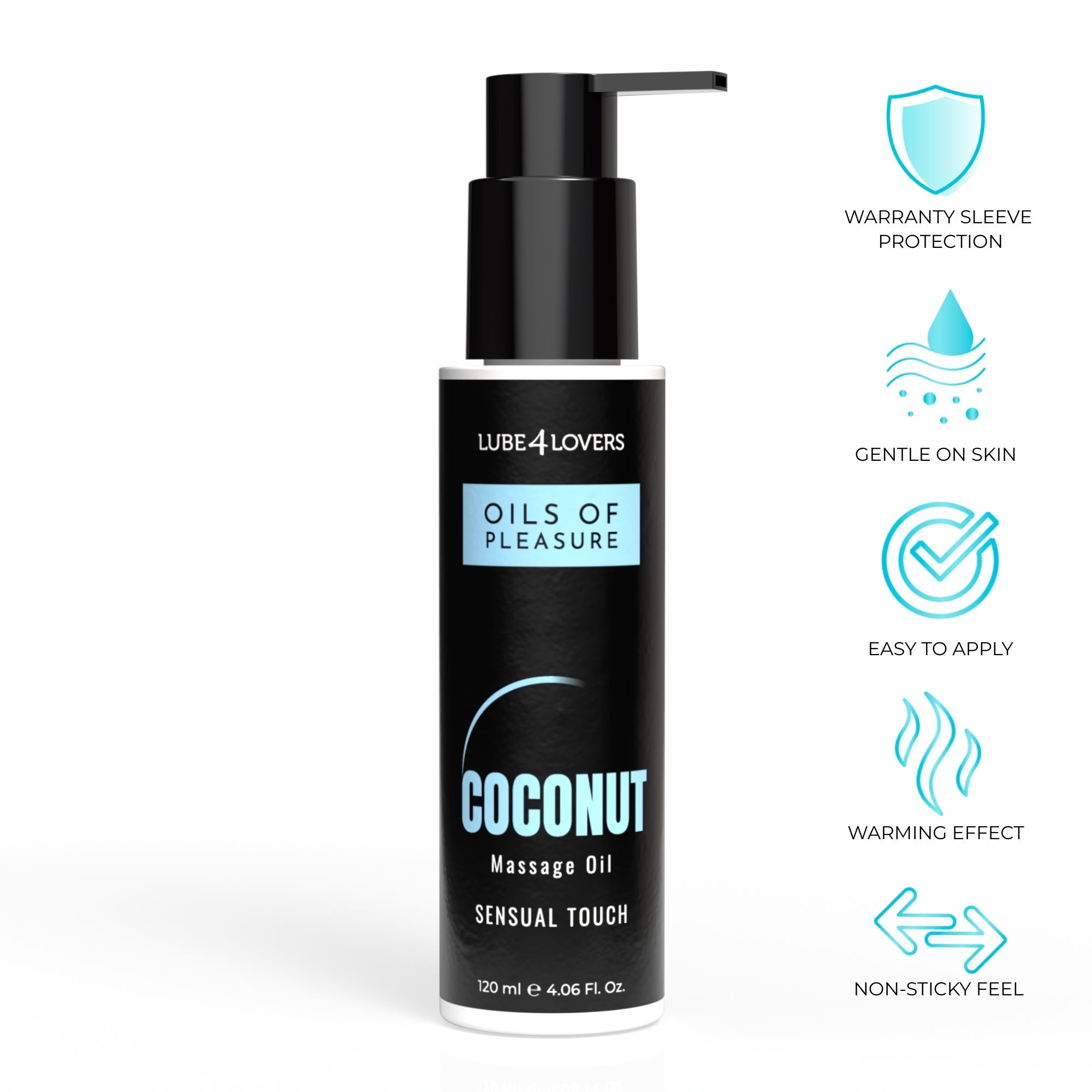 Olio da Massaggio Pleasure Cocco 120 ml